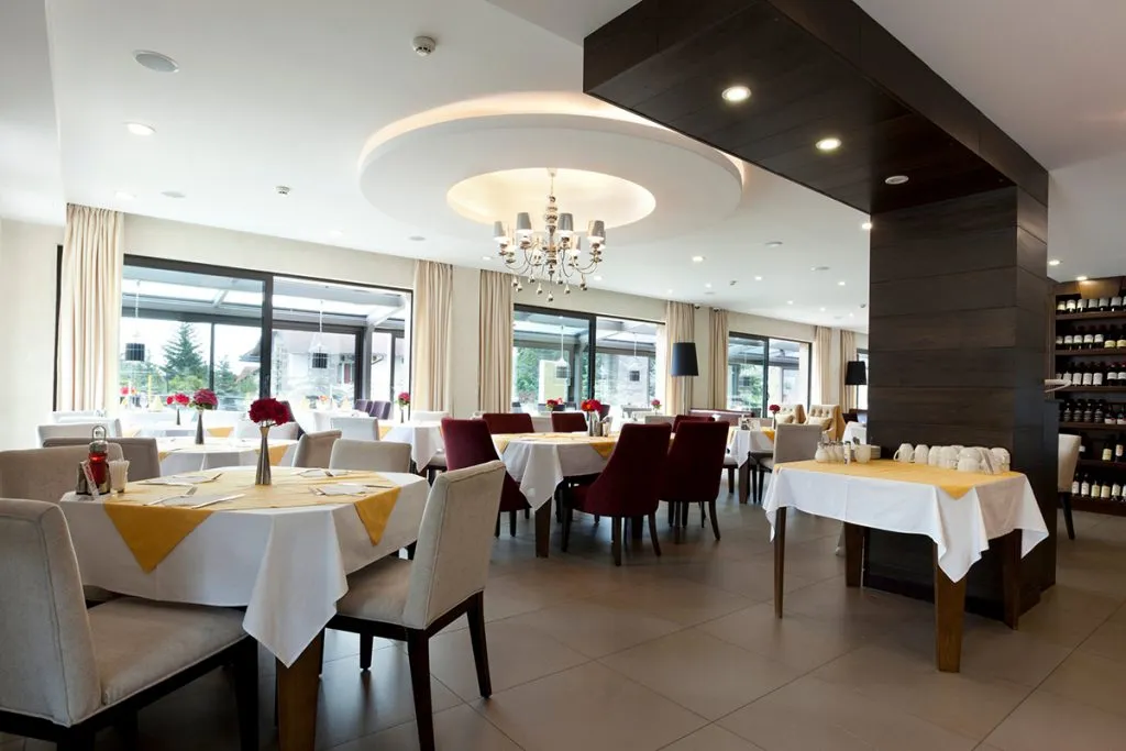 elegant restaurant interior