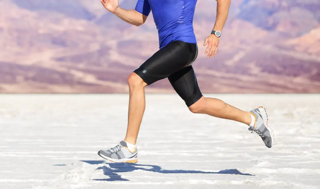 Man running outdoor sprinting